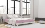 Mako-Feinjersey-Spannbetttuch, mauve 456